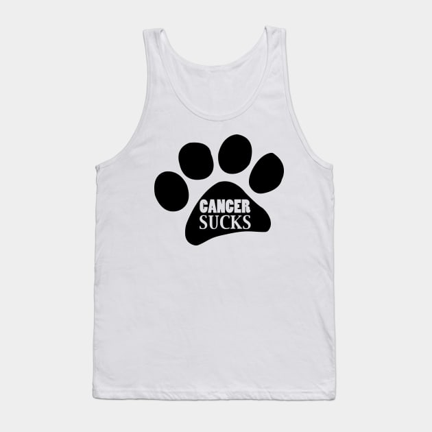 Dog Cancer Sucks Tank Top by KevinWillms1